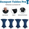 Banquet Tables Pro 30 Round x 42" Height Fitted Spandex