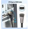 Cable Matters 48Gbps Ultra HD 8K Right Angle HDMI Cable