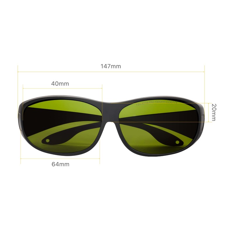 Cloudray CE 1064nm Fibra Protección ocular Gafas de seguridad Gafas