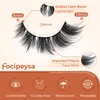Focipeysa Spike Lashes Pack Wispy False Eyelashes Volume Faux Mink