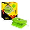 Idena 11533 Metal Hole Punch, Stop Rail with Format Display,