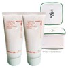 Innisfree Large Capacity Vitamin C Blemish Toning Cream Capsule Moisturizing Cream 80m 2pcs + Play Green Cosmetic Pouch (Green) / 이니스프리 대용량 비타민C 잡티토닝크림  캡슐 수분크림 80m 2개+플레이그린 화장품 파우치 (그린)