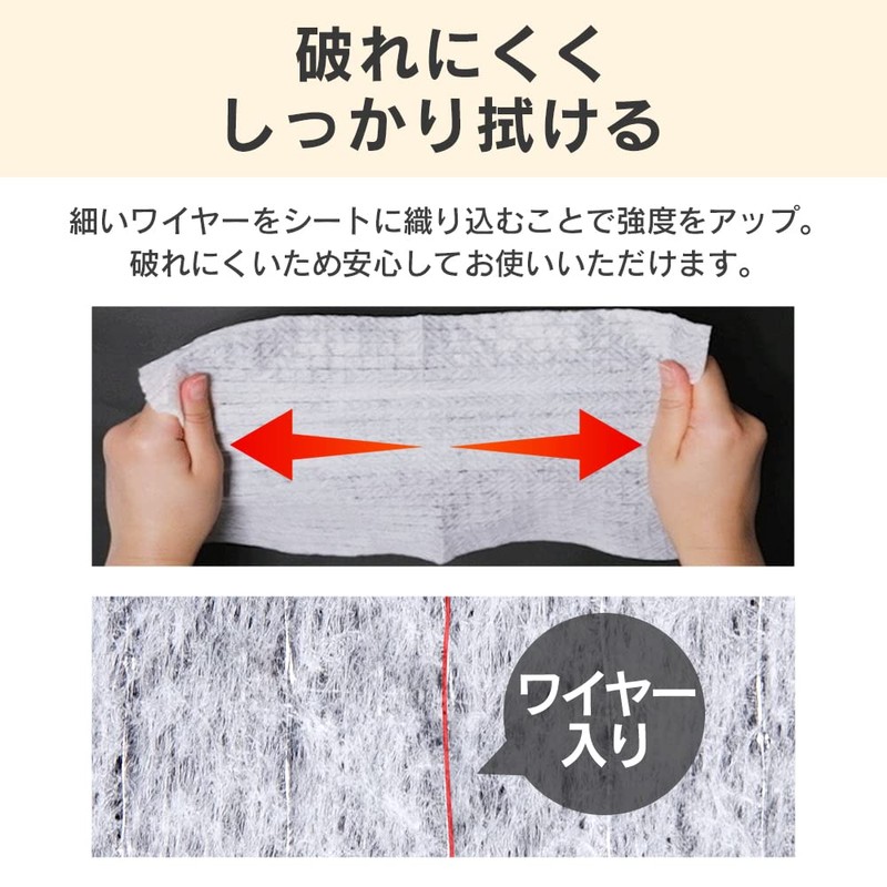 Iris Ohyama FWS-D30 Dry Sheet for Flooring Wipers Commercially Available