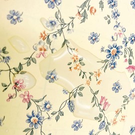 Yifasy 19.7ft Roll Flower Wallpaper Self-Adhesive Wall Decor Peel Stick Furniture Liner Redo Countertops Drawer Chests (236x17.7 Inch)