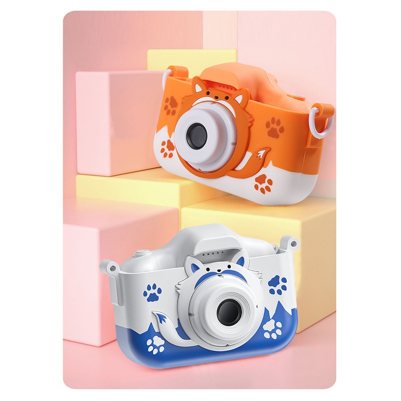 Children Kids Cartoon Fox Mini Digital Camera 40MP HD Dual