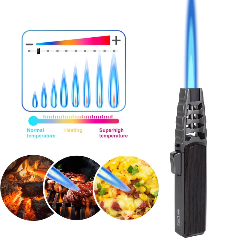 Butane Torch Lighter, welding torch,super long flame,Refillable Kitchen Cooking Torch
