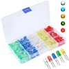 Light Emitting Diodes, Transparent LED Diodes, 200 Pieces, High Brightness,