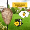 3 Pack Wasp Nest Decoy, Hanging Lantern Waterproof Wasp Deterrent,