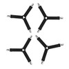 OrganiMax Bed Sheet Clips Fastener – Adjustable Elastic Straps for
