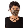 C.C Reusable Washable Face Mask, Leopard Latte