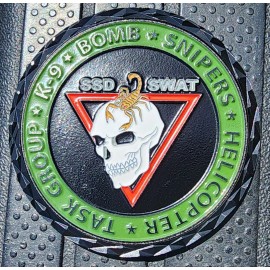 Honolulu Police Department Coin (Hawaii)  SWAT S.W.A.T. Challenge Coin  HPD  SSD
