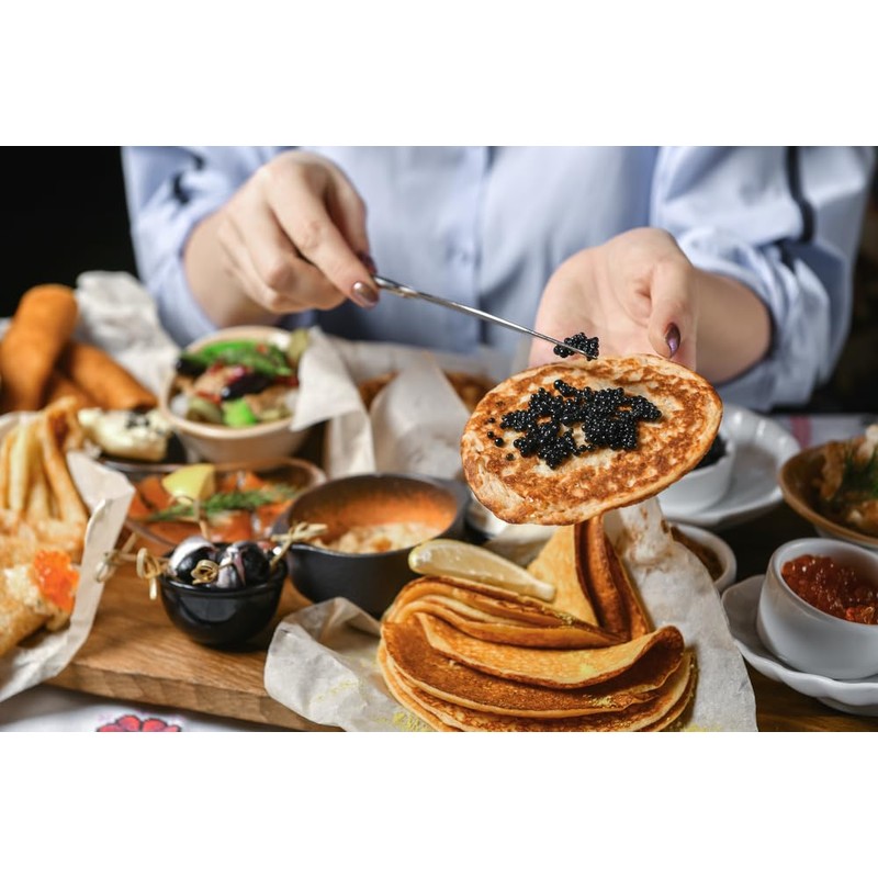 Agustson Black Lumpfish Caviar Roe, 12 Ounce