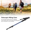 Telescopic Hiking Cane 3 Section Aluminium Alloy Walking Stick Retractable