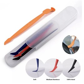 Unbranded 4PCS Car Vinyl Wrap Tuck Tools Gasket Micro Squeegee for Window Tint Application