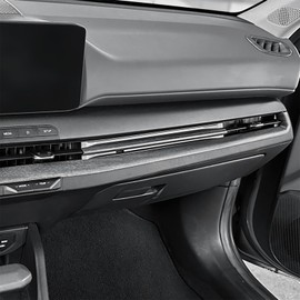 Amzcar Air Vent Cover Trim, Car Dash Cover Trim, Center Console Dashboard Cover, Compatible with Kia K4 2025 Accessories (Wood Grain)