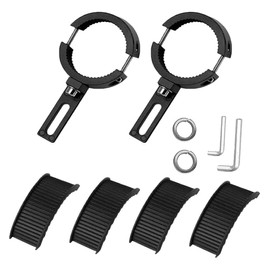 KiBlithemor Motorcycle Headlight Bracket, Pack of 2 38-60 mm Universal Headlight Brackets, Adjustable Universal Mounts for Motorcycle Headlights
