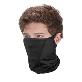 Korean Cool UV Protection Sports Mask & Multi Scarf for Hiking, Golf, Cycling - Cooling Fabric QMFG White