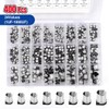400PCS SMD Aluminum Electrolytic Capacitor Kit - 24 Values (1uF-1000uF)