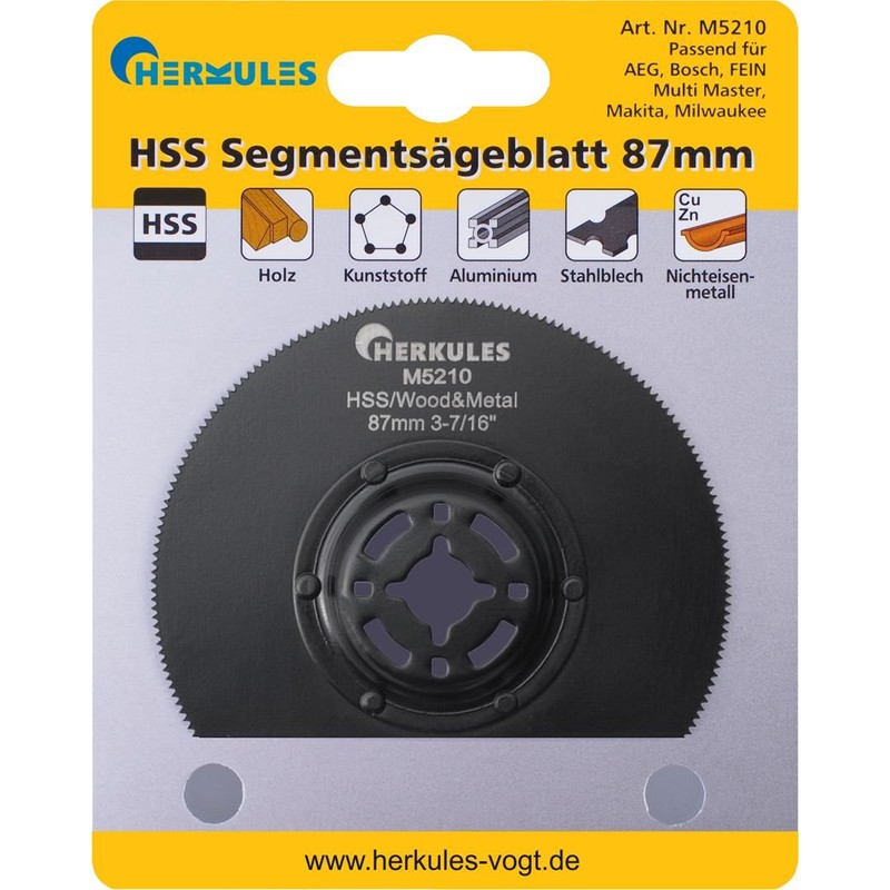 HERKULES M5210 HSS Segment Saw Blade Offset M2 by –