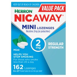 Nicaway Mini 2mg Stop Smoking Lozenge (Pack of 162)