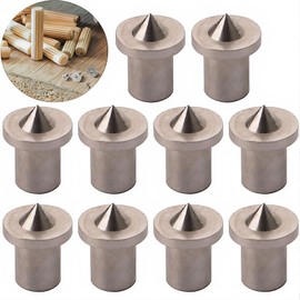 CESFONJER 4mm Individual Dowel Markers, Marking Punch for Carpentry Dowels, Dowels, Woodworking Drill Bit Alignment Tool Point Mark (10 Pieces of Each Size) (Solid)
