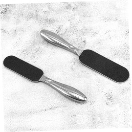FRCOLOR 2pcs Foot File for Callus Removal Double Sided Exfoliator for Smooth Feet Ergonomic Design for Easy Use for Home