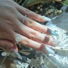 Daydream.Gemstone Marble Unique Emotional Nail - Egg Almond / 데이드림.