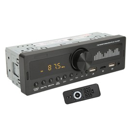 LCD Single Din Car Stereo Receiver, Single Din LCD and Hands Free Calling, Dual USB, FM Car Player, Systems Multimedia Car Stereo Supoort MP3 WMA WAV FLAC APE