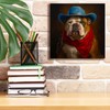 Epic Graffiti 'Bulldog Cowboy' by Sean Parnell Canvas Wall Art,