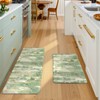 Collive Kitchen Mats Cushioned Anti Fatigue, Modern Abstract Non Slip