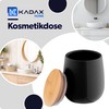 KADAX Cosmetics Tin, Ceramic Storage Tin, Cotton Wool Box with