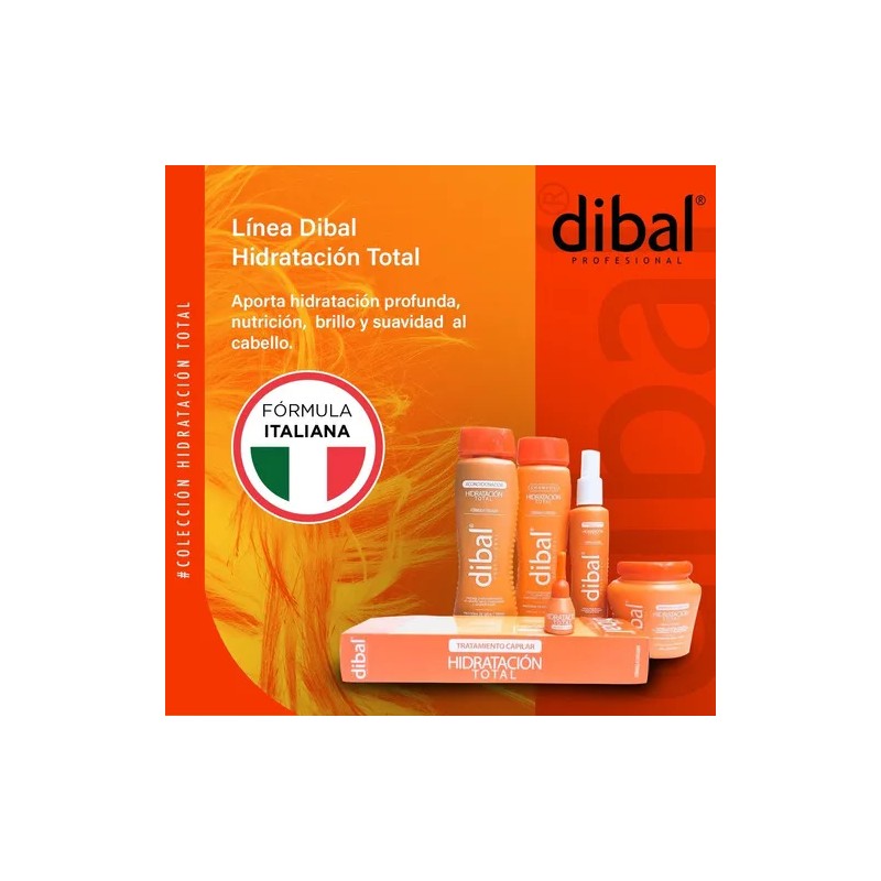 A-Acondicionador Hidratacion Total De Cabello Dibal 1 L