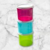 Tupperware New Tupperware Set of 3 Mini Canisters Bright Colors