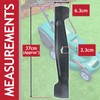 SPARES2GO Metal Blade compatible with Qualcast RM37 MEB1437M M2EB1437M M2EB1537M