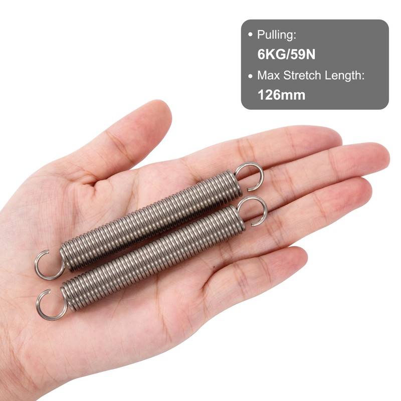 GUNGY Tension Springs with Hooks Stainless Steel Tension Spring Tension