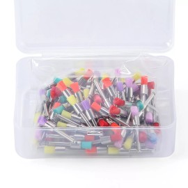 AZDENT 100pcs Dental Nylon Bowl Polishing Polisher Prophy Flat Type Colorful Brushes