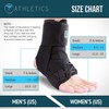Zenith Ankle Brace, Lace Up Adjustable Support – for Running,