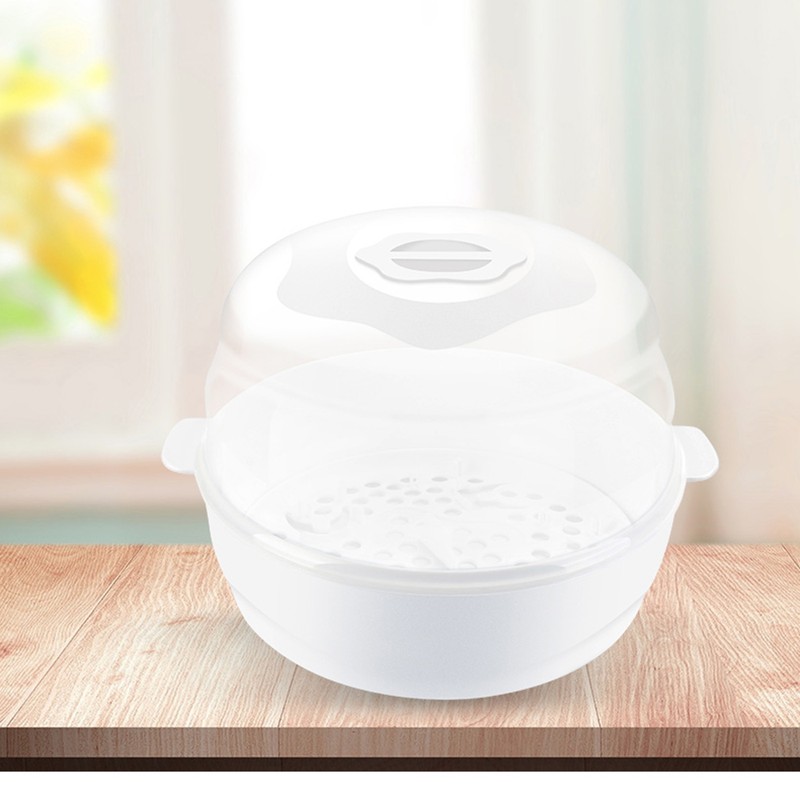 Microwave Bottle Sterilizer Steam Sterilizer Fits 6 Baby Bottles for