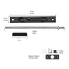 TOGU 2 Pack 10 "Extension Flush Bolt, Flush Bolt for