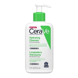 CeraVe Limpiadora Hidratante Piel Normal a Seca, con 3 Ceramidas Esenciales y Ácido Hialurónico, Libre de Fragancias y Parabenos, sin Espuma, no Comed