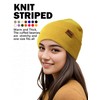 Black and Yellow Beanie Hats for Men Women, Warm Winter