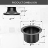Extended Garbage Disposal Flange Basket Strainer Stopper Stainless Steel Kitchen