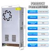 HuanQiuSensmart 110V AC to 12V DC Transformer, 12V 500W 40A