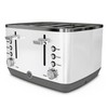 GE 4 Slice Toaster | Extra Wide Slots for Bagels,