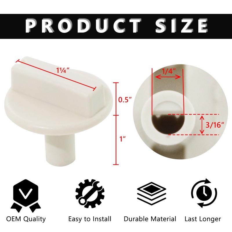 ZNTVW 63818002 Temp Control Knob for Wall Heater Fits for