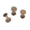 HAOHIZE Copper Rivets For Leather, Pack of 20 Sets Flat