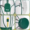 PGM Women's Green Superfiber Carry Golf Bag, 2 Dividers, 2