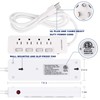 Appliance Extension Cord with Individual Switches on Off - 6