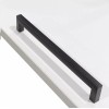 Gobrico 12mm 1/2" Black Kitchen Square Cabinet Handles Drawer Pull