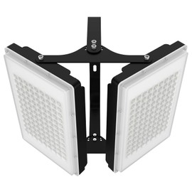 Onfochmy 400W LED Flood Light, 40000LM Super Bright Outdoor Security Lights with Wider Lighting Angle,6000K Daylight White, IP66 Waterproof Outdoor Lighting for Garage, Garden, Yard, Parking Lot